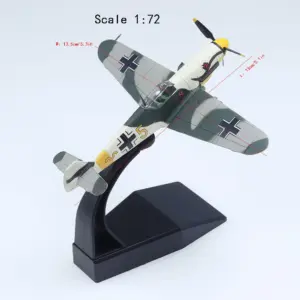 1/72 BF-109 Die-Cast Aircraft Model for Collectors 7 S1c4916d6b27647a891e627baf969420aj