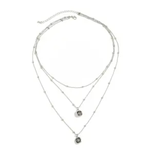 Multilayer Shiny Rhinestone Necklace for Women 9 S1c9853d6edb343349c4c531aea13a7b5j