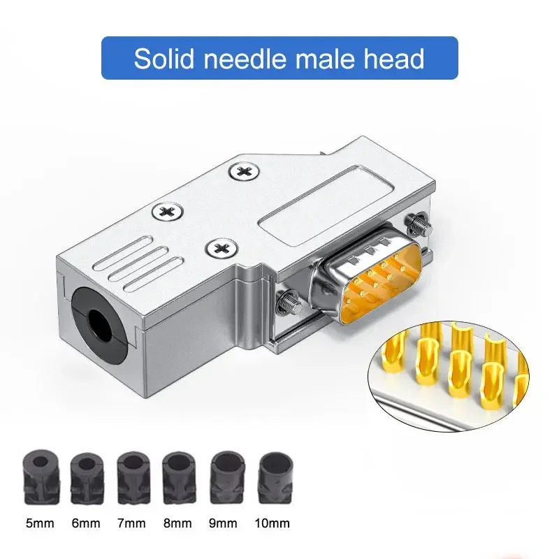 Industrial Mini DB9 Metal Shell Connector for RS232 7 Industrial Mini DB9 Metal Shell Connector for RS232 - Image 7