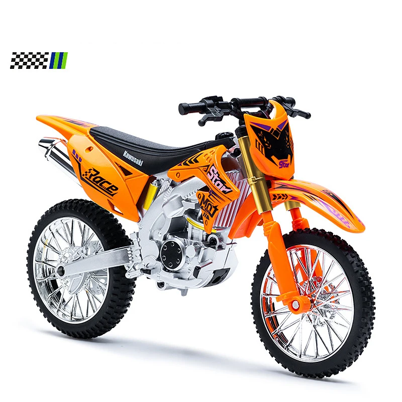 1:10 Scale KX450 Alloy Off-Road Motorcycle Model 7 1:10 Scale KX450 Alloy Off-Road Motorcycle Model - Image 7