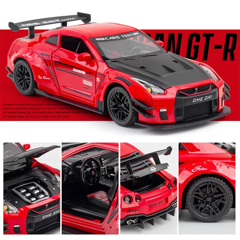 1:24 GT-R Alloy Racing Car Model 4 1:24 GT-R Alloy Racing Car Model - Image 4