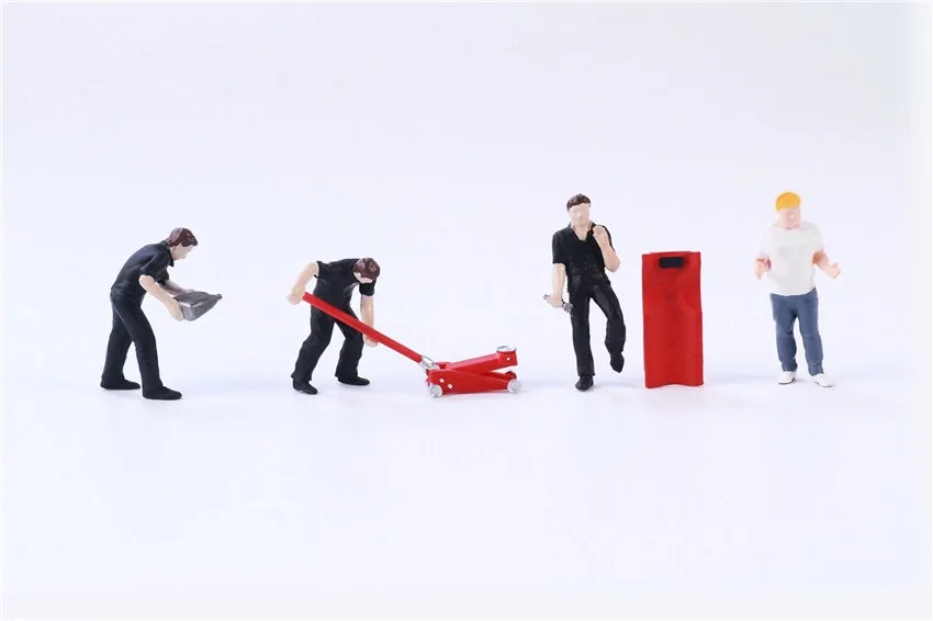 Miniature Repairman Figurine for Dioramas 5 Miniature Repairman Figurine for Dioramas - Image 5