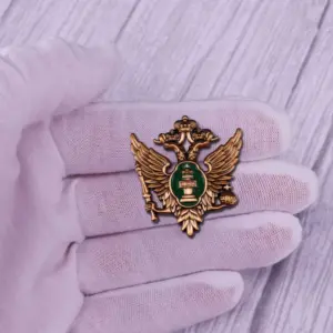 Vintage Double-Headed Eagle Brooch in Bronze 5 S1ceb68043e744a6ea857baef0b31f10dV