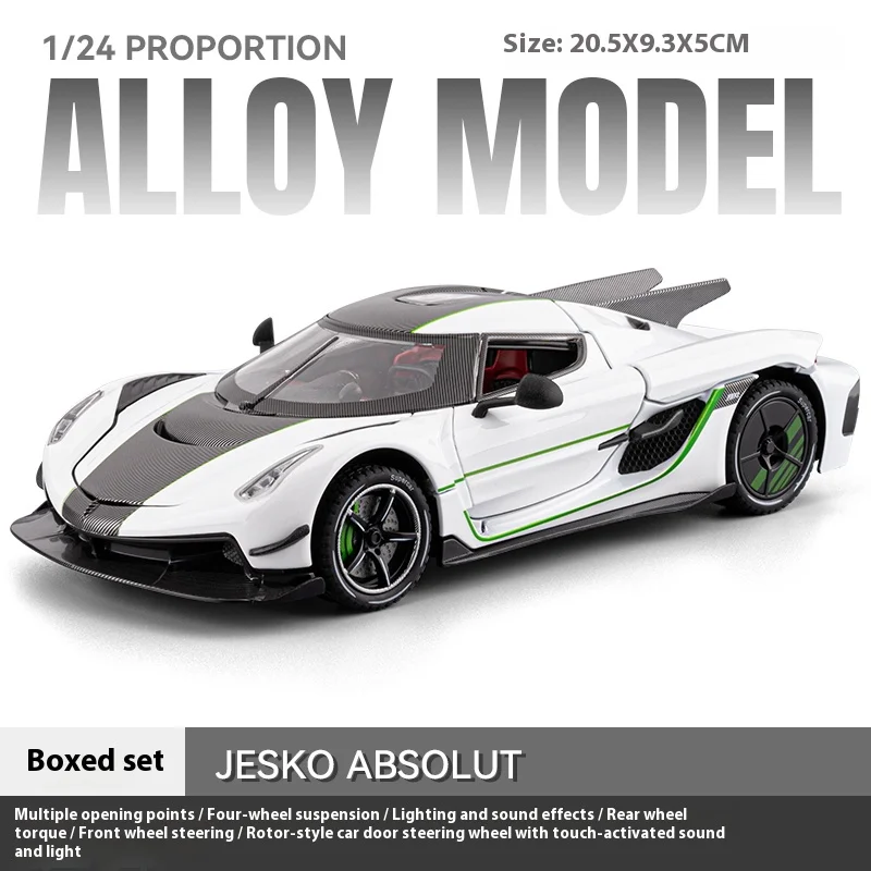 1/24 Jesko Absolute Metal Model Car 9 1/24 Jesko Absolute Metal Model Car - Image 9