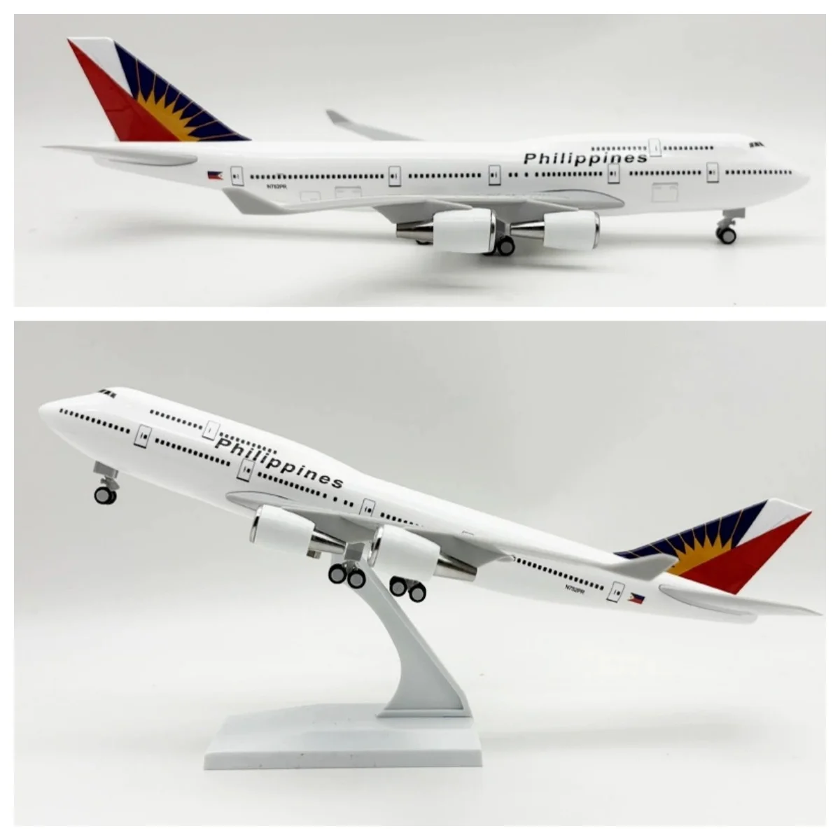 Philippine Airlines B747 30cm Resin Model 4 Philippine Airlines B747 30cm Resin Model - Image 4