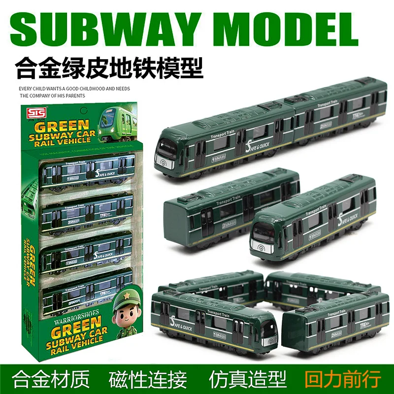 Double Horses High-Speed Train Diecast Model in Colors 3 Double Horses High-Speed Train Diecast Model in Colors - Image 3