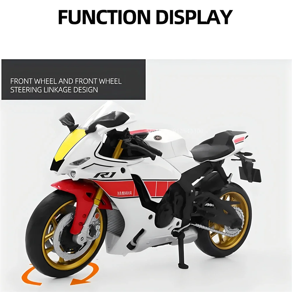 Yamaha YZF-R1M 1:12 Scale Motorcycle Model 4 Yamaha YZF-R1M 1:12 Scale Motorcycle Model - Image 4