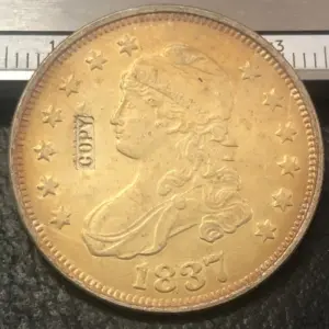 Vintage 1837 Capped Bust Quarter Replica Coin 5 S1d8a7274997649df9a1f10fe62e983adT