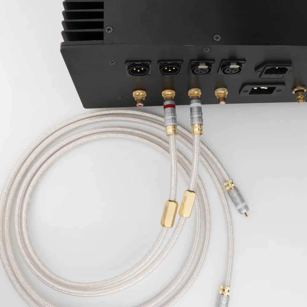 High-Purity Silver RCA Interconnect Cables (0.3m-3m) 4 High-Purity Silver RCA Interconnect Cables (0.3m-3m) - Image 4