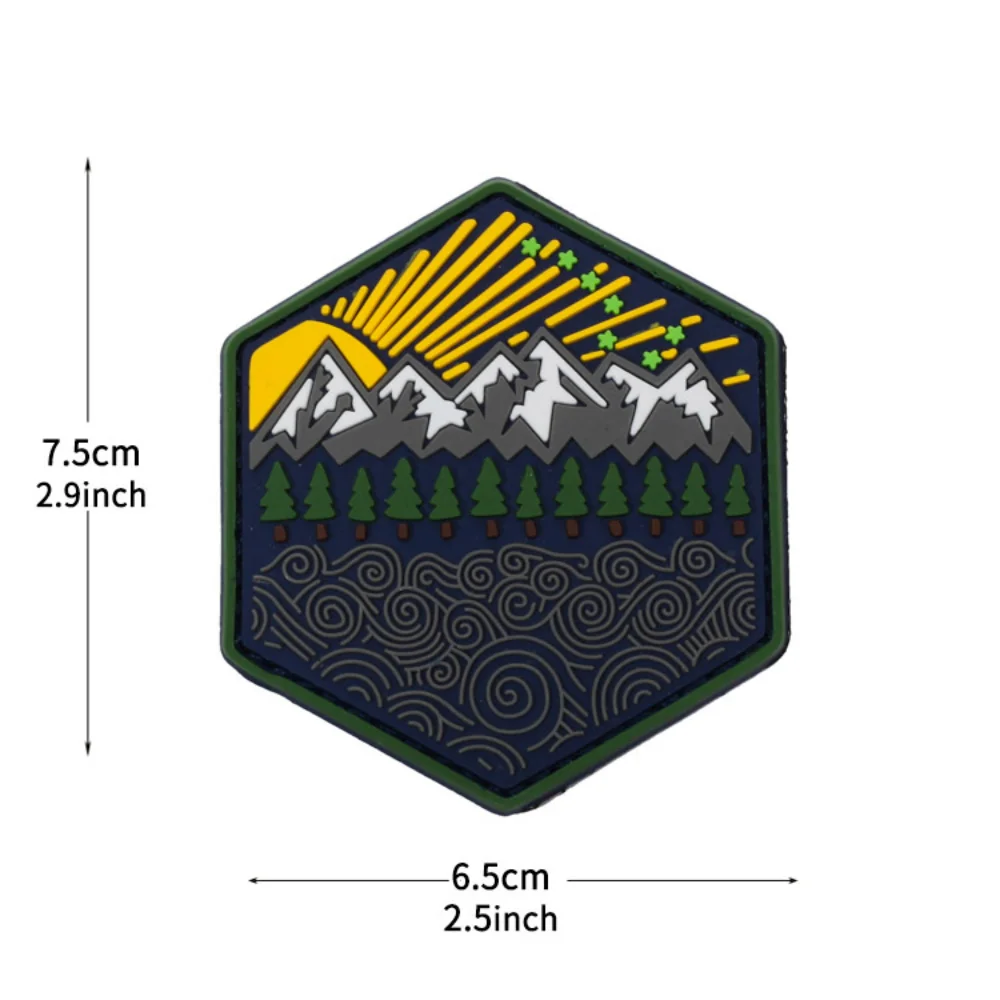 Outdoor All-Terrain Camp PVC Badge 2 Outdoor All-Terrain Camp PVC Badge - Image 2