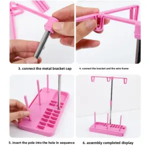 Colorful Plastic Cone Thread Stand for Sewing 14 S1e03ac8cda4141b3a89ba650678f1c52F