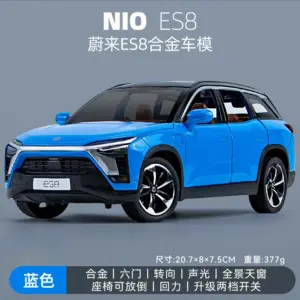 Blue NIO ES8 1:24 Diecast Model 18 S1e0c900169a04be3b6f2d13e690398c0p