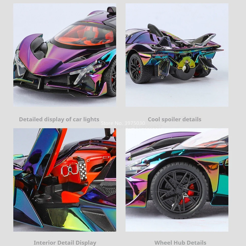 Apollo EVO 1:24 Scale Diecast Car Model 3 Apollo EVO 1:24 Scale Diecast Car Model - Image 3