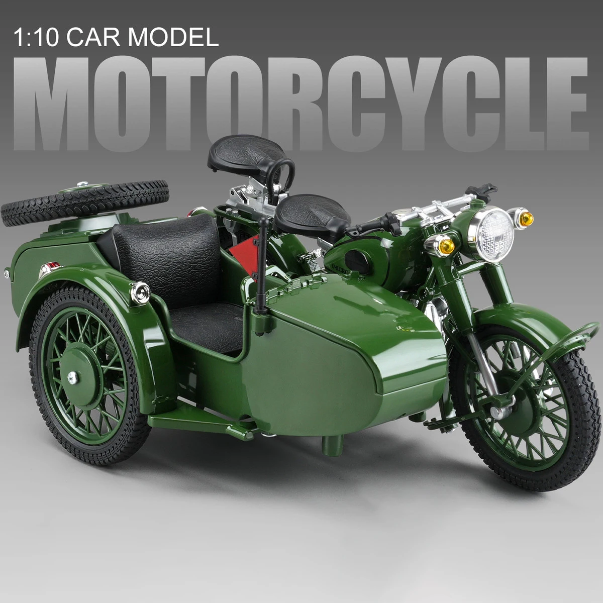 1:10 Scale Die-Cast Off-Road Motorcycle Model 6 1:10 Scale Die-Cast Off-Road Motorcycle Model - Image 6