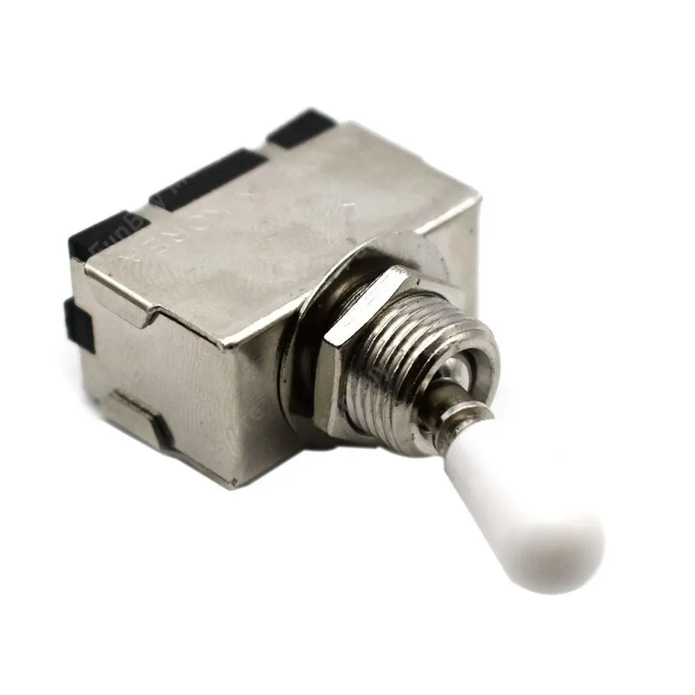 Chrome Box-Style 3-Way Guitar Switch Model 0603 2 Chrome Box-Style 3-Way Guitar Switch Model 0603 - Image 2