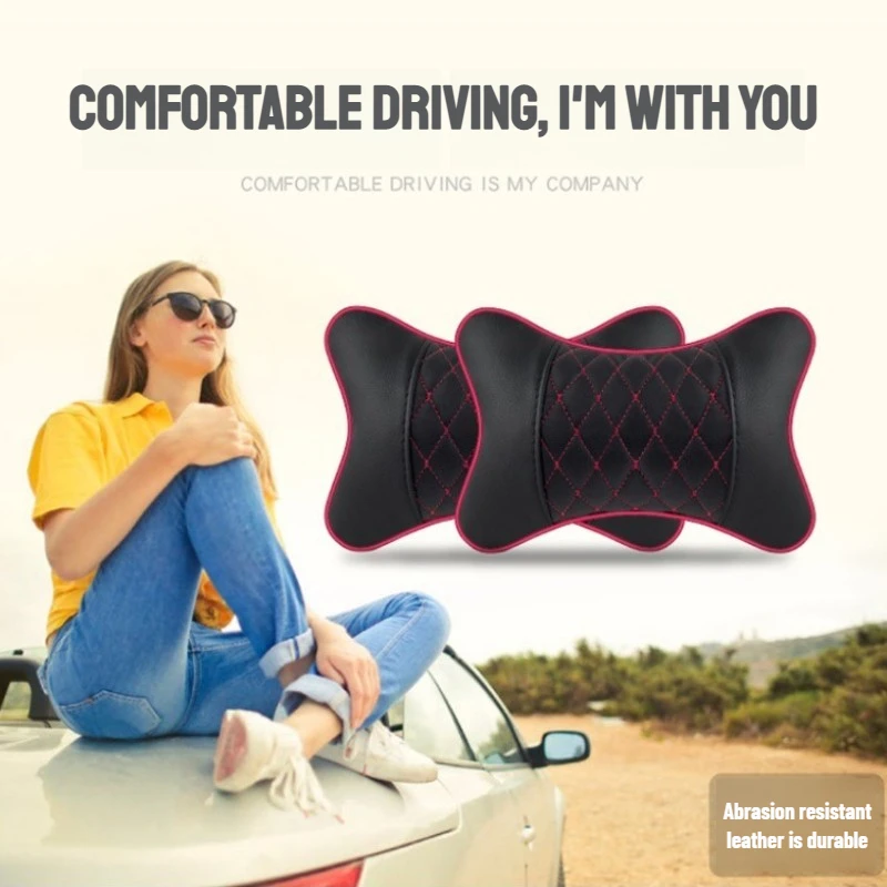 Universal Car Headrest Pillow with Support 2 Universal Car Headrest Pillow with Support - Image 2
