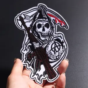 God of Death Embroidered Badge Patch