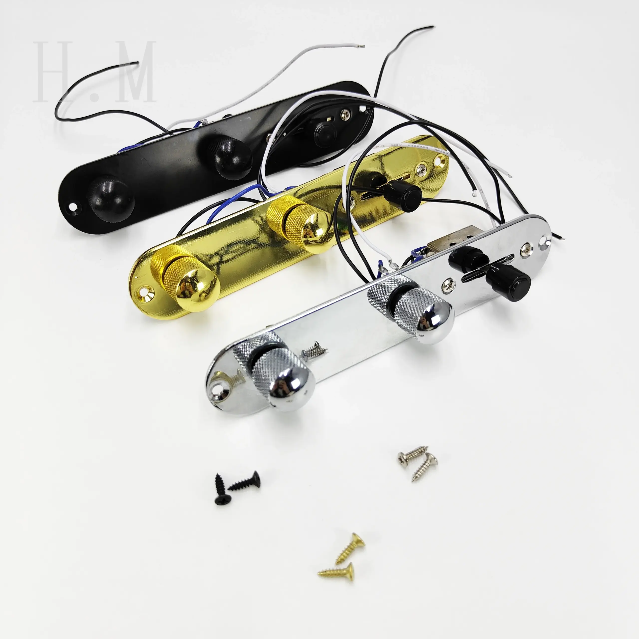 Telecaster Style Metal Control Plate with Knob 6 Telecaster Style Metal Control Plate with Knob - Image 6