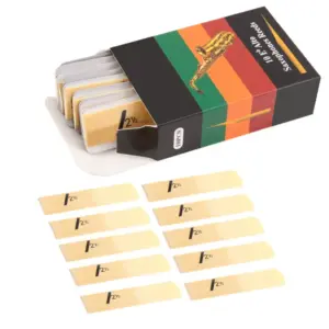 Premium Bamboo Saxophone Reeds Set (10 Pieces)