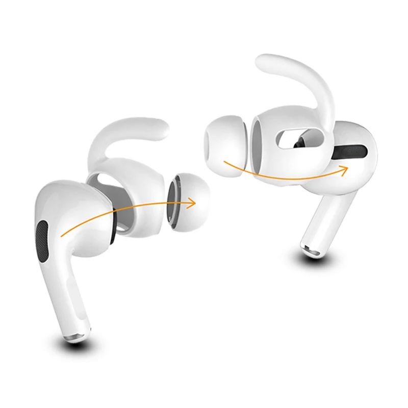 Silicone Ear Pads for AirPods Pro (Set of 2) 2 Silicone Ear Pads for AirPods Pro (Set of 2) - Image 2