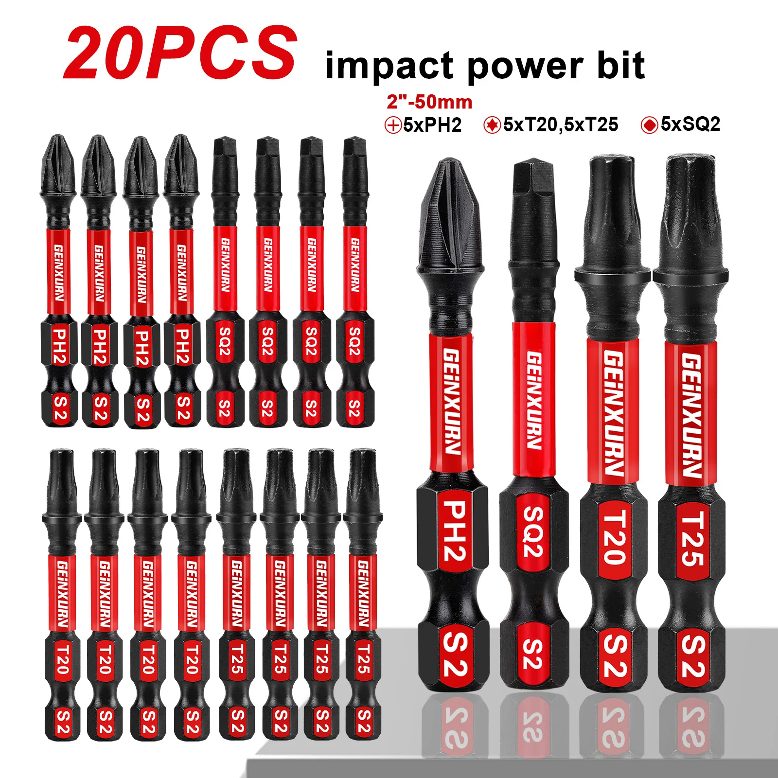 Professional Impact Screwdriver Bit Set 17/20/26 Pieces 7 Professional Impact Screwdriver Bit Set 17/20/26 Pieces - Image 7