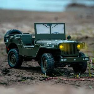 1/10 Scale Military RC Off-Road Jeep