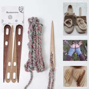 Wooden Large Two-Eyed Sewing Needles Set 12 S1f12196d9d0543c99bb35c4ad93ef466K