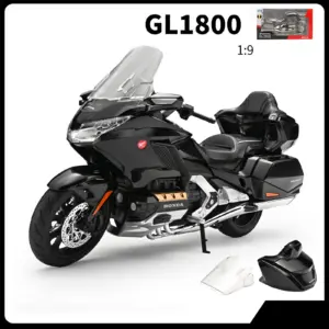 Red Honda Goldwing Diecast Model 1:9 Scale 19 S1f1536d33c49458f9c786e3887e17129S