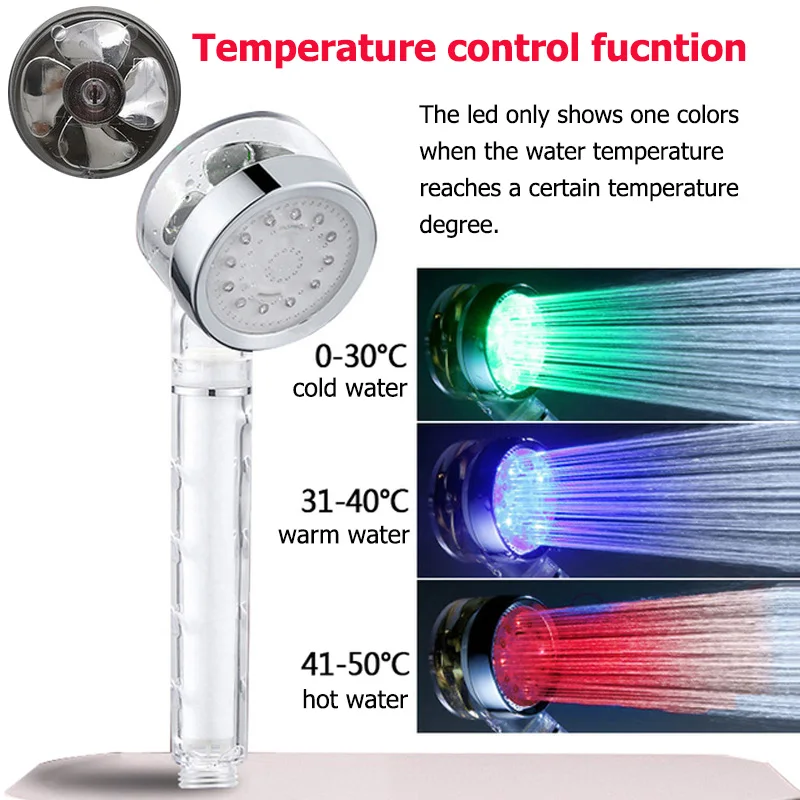 LED Shower Head with Temperature Colors 10 LED Shower Head with Temperature Colors - Image 10