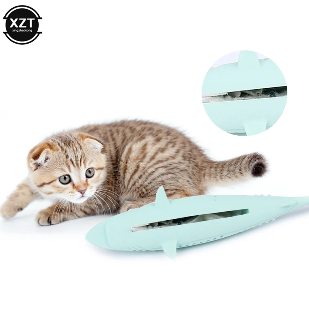 Silicone Fish Cat Toy with Catnip Fill 6 Silicone Fish Cat Toy with Catnip Fill - Image 6