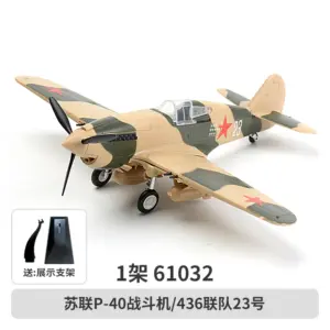1/48 WWII P-40 Fighter Jet Model 17 S1f55e8ffa17846a9a3bdc61cb48f1400E