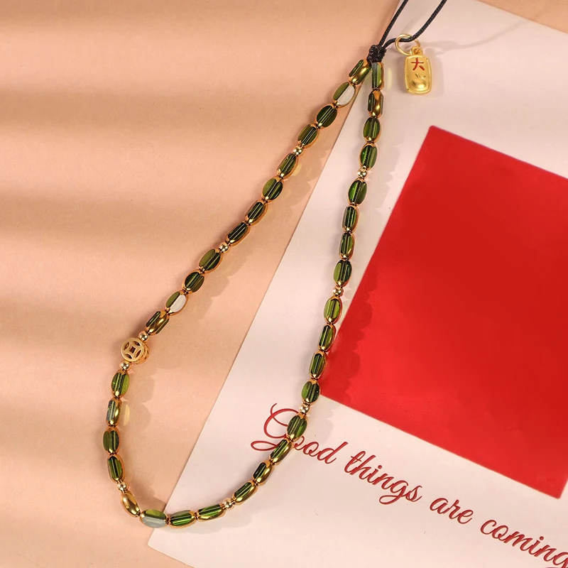 Vibrant Beaded Phone Lanyard for Stylish Carrying 4 Vibrant Beaded Phone Lanyard for Stylish Carrying - Image 4