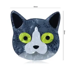 Colorful Acrylic Cat Face Brooch for Accessories 7 S1f9f7fe8fc1348c0ac09cc324076954cz