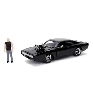 Black Dodge Charger R/T Diecast Model 1:24 Scale 6 S1faf90fa75d34fb4a0951f59f1707b19v