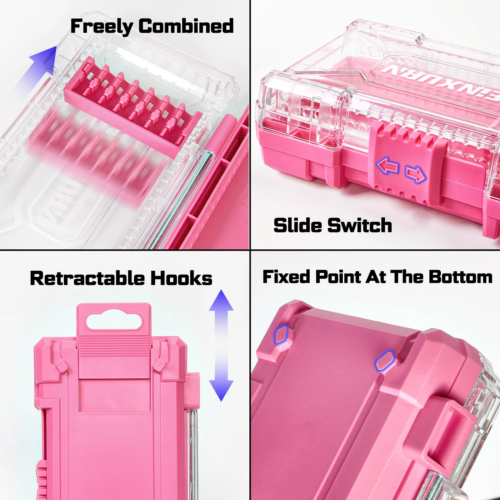 Pink Transparent Impact Screwdriver Bits Set 5 Pink Transparent Impact Screwdriver Bits Set - Image 5