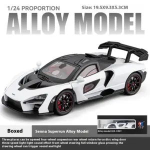 White McLaren Senna 1:24 Diecast Model 18 S1fb86ae094924a3e861d9c7bcb29382by