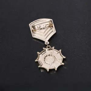 Gold Military Badge Brooch for Collectors 10 S1fbf93996f304fc99b6a40b057ceae668