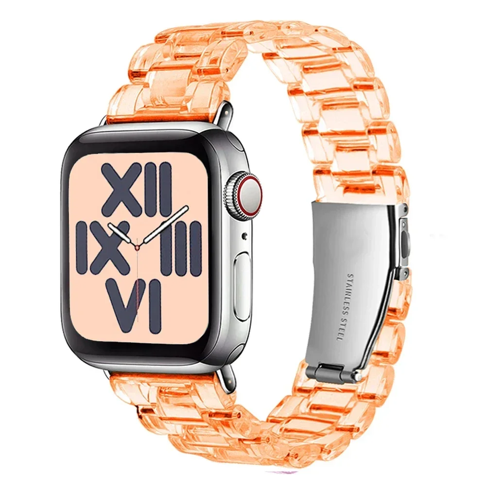 Transparent Resin Band for Apple Watch Models 8 Transparent Resin Band for Apple Watch Models - Image 8