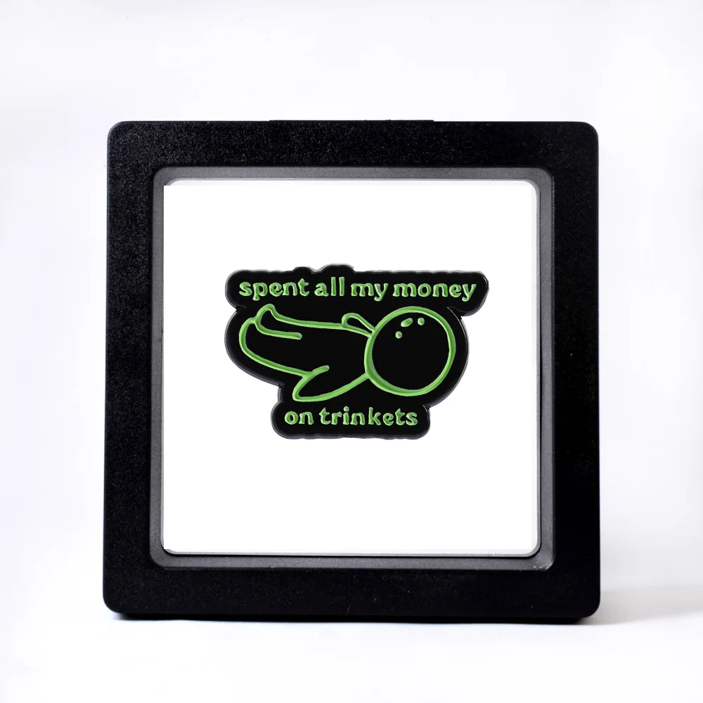 Humorous Cartoon Badge with Neon Text 3 Humorous Cartoon Badge with Neon Text - Image 3