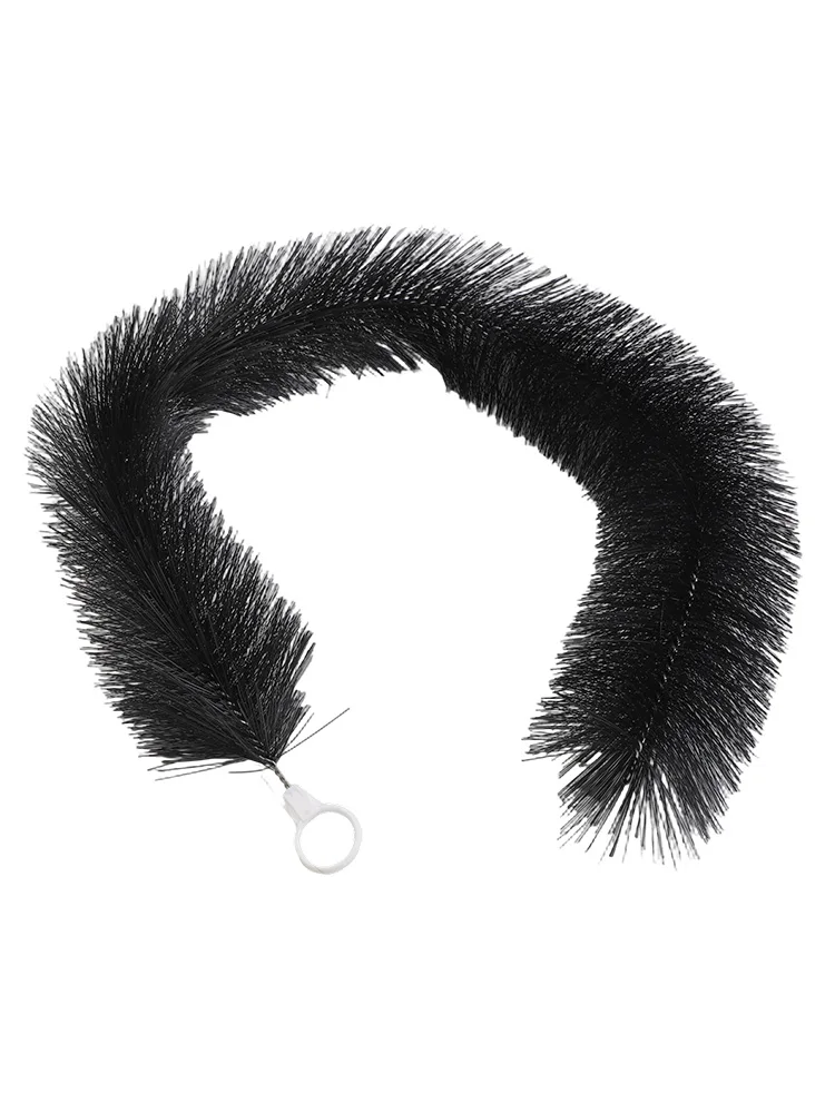 Black Gutter Guard Brush with Stainless Steel Core 5 Black Gutter Guard Brush with Stainless Steel Core - Image 5