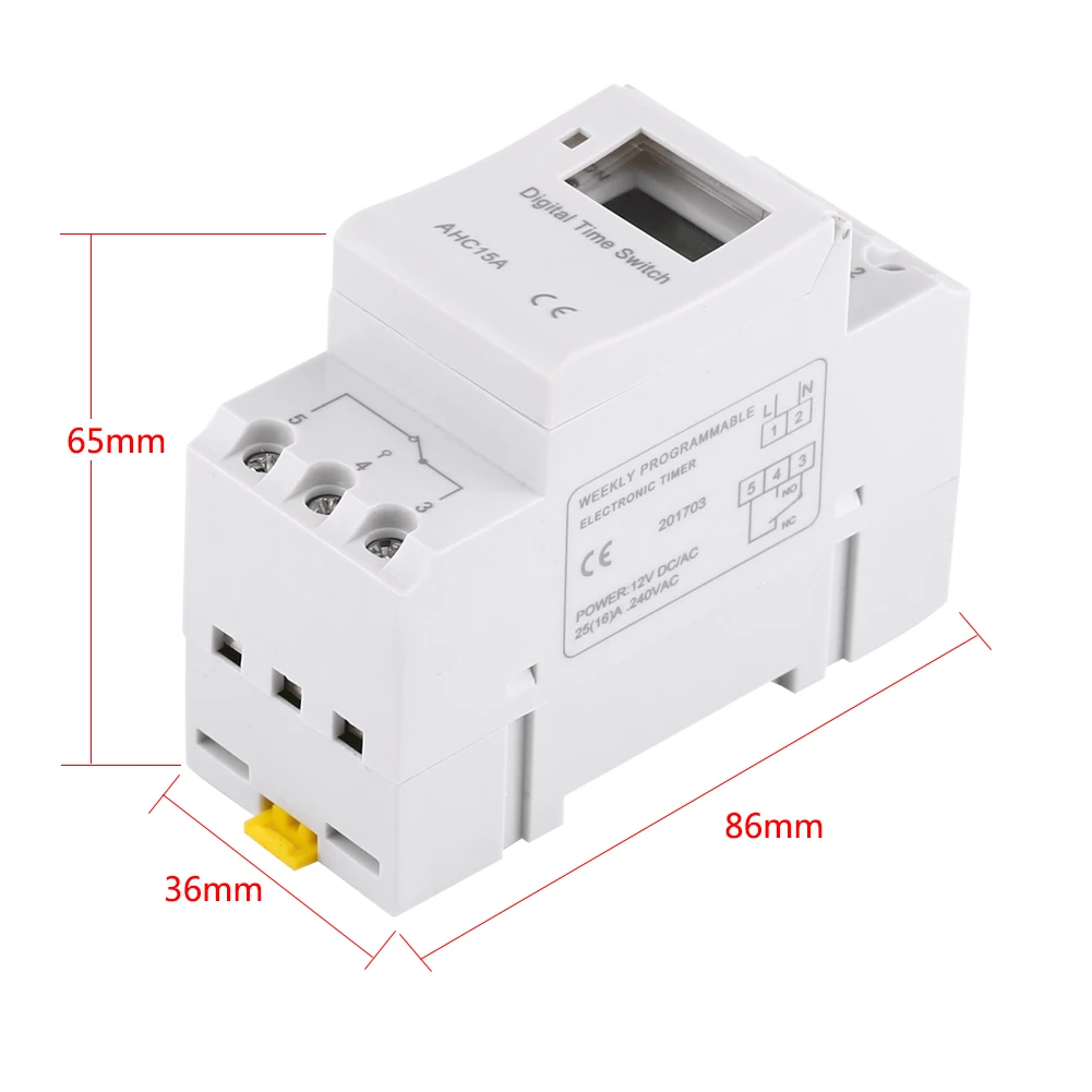 Digital Weekly Programmable Timer for Automation 6 Digital Weekly Programmable Timer for Automation - Image 6