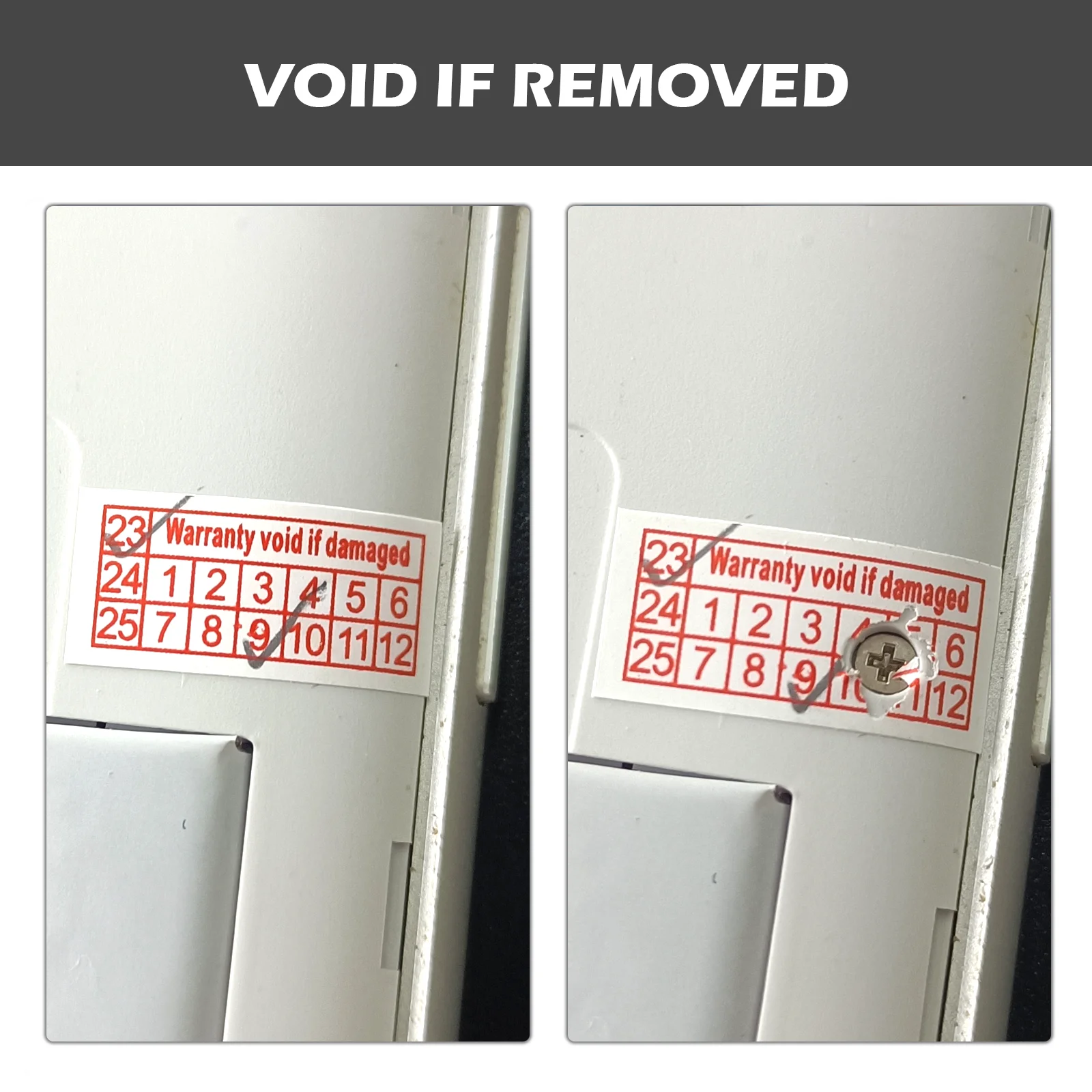 Warranty Security Stickers - 16x8mm Tamper-Evident 3 Warranty Security Stickers - 16x8mm Tamper-Evident - Image 3