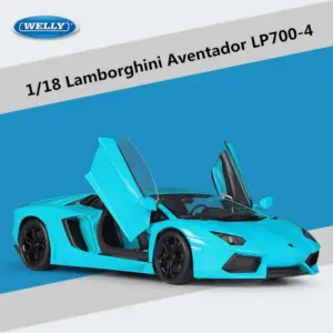 Blue Lamborghini Aventador LP700-4 Model 1:18 Scale 18 S209bf8b92d3c4df3ac28276c75bbadecv