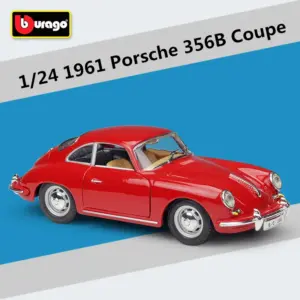 Vintage Porsche 356B Coupe Diecast Model 1:24 Scale 12 S20a0986fd3b64833aecf8e1bcd828b19h