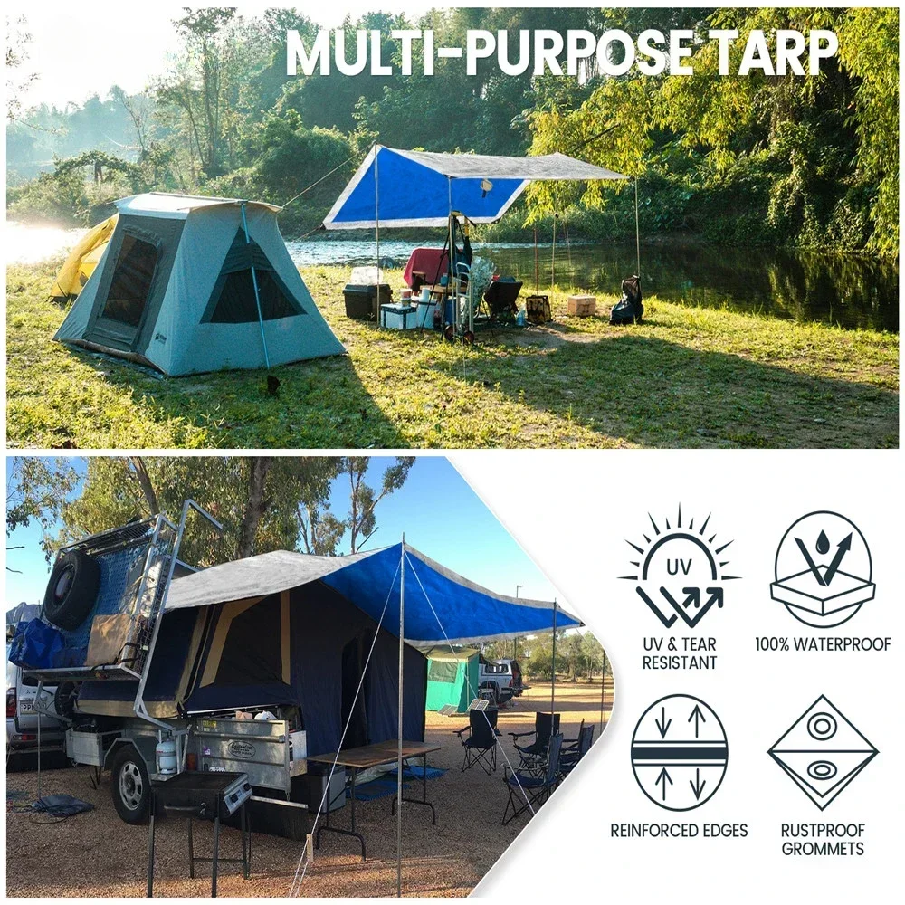 Durable Waterproof Car Side Awning 2x3m–4x5m 2 Durable Waterproof Car Side Awning 2x3m–4x5m - Image 2