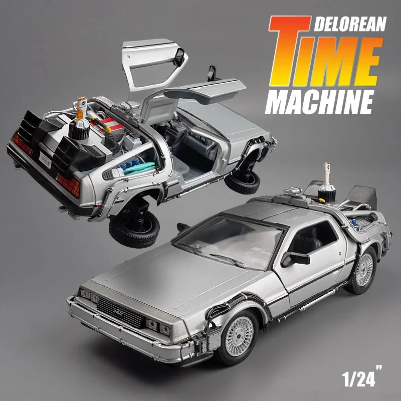 DeLorean DMC-12 1:24 Scale Diecast Model 3 DeLorean DMC-12 1:24 Scale Diecast Model - Image 3