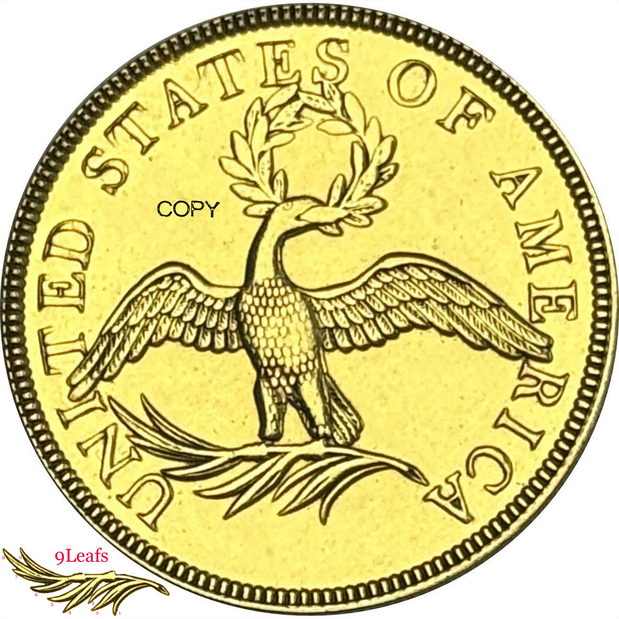 Vintage Gold Replica Coin of 1795 2 Vintage Gold Replica Coin of 1795 - Image 2