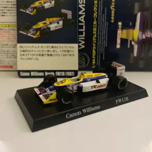 KYOSHO 1:64 FW11B & FW15C No.2 No.0 Simulation Alloy Car Model Vehicle Toys Display Gifts Decoration Collection