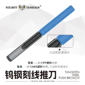 NightWorks Precision Modeling Chisel Set with Color Coded Handles 12 S21aedcde27f54fef88df2e142f4d57a9B