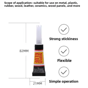 High-Strength Liquid Super Glue Set (12x3g) 12 S21b4e336fc9843baa4374fcb156f4d3c4